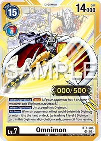 Omnimon (Serial Numbered) #BT5-086 SR