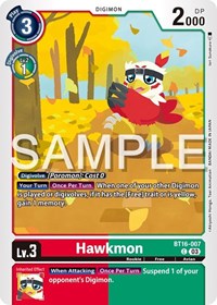 Hawkmon #BT16-007 C