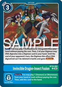 Invincible Dragon-Insect Fusion #BT16-092 U