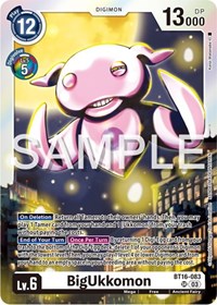 BigUkkomon #BT16-083 SR