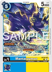 Mantaraymon #BT16-022 C