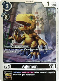 Agumon (Demo Deck Exclusive) #ST15-02 R