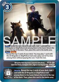 Metropolitan Police Department, Community Safety Bureau, Cyber Crime Division, Investigation Unit 11... #BT16-096 R