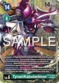 TyrantKabuterimon (Alternate Art) #BT16-048 SR