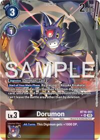 Dorumon (Alternate Art) #BT16-051 SR