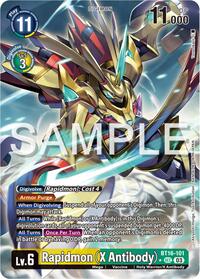Rapidmon (X Antibody) (Alternate Art) #BT16-101 SEC