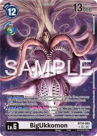 BigUkkomon (Alternate Art) #BT16-083 SR