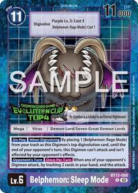 Belphemon: Sleep Mode - BT13-088 (2024 Evolution Cup Top 4) #BT13-088 R
