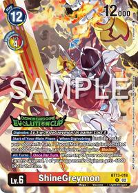 ShineGreymon - BT13-018 (2024 Evolution Cup) #BT13-018 R
