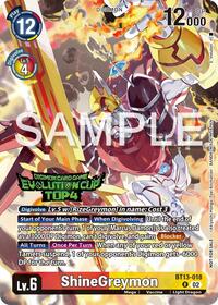 ShineGreymon - BT13-018 (2024 Evolution Cup Top 4) #BT13-018 R