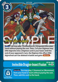 Invincible Dragon-Insect Fusion #BT16-092 U