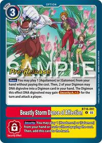 Beastly Storm Dance of Affection #BT16-091 U