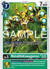 MetallifeKuwagamon #BT16-045 U