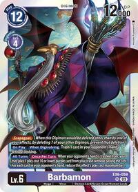 Barbamon #EX6-059 SR