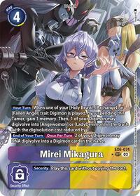 Mirei Mikagura (Alternate Art) #EX6-074 SCR