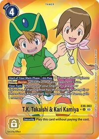 T.K. Takaishi & Kari Kamiya (Box Promotion Pack: Infernal Ascension) #EX6-063 U