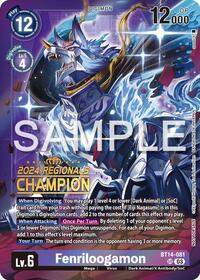 Fenriloogamon (2024 Regionals Champion) #BT14-081 SR