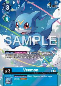 Veemon - P-117 (Digimon Adventure 02: The Beginning Set) #P-117 P