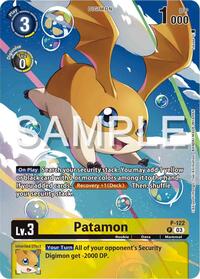 Patamon - P-122 (Digimon Adventure 02: The Beginning Set) #P-122 P