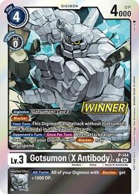 Gotsumon (X Antibody) - P-144 (Store Tournament 2024 Jul. - Sep. Winner Pack) #P-144 P
