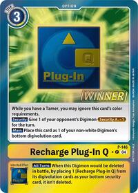 Recharge Plug-In Q - P-146 (Store Tournament 2024 Jul. - Sep. Winner Pack) #P-146 P