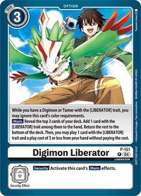 Digimon Liberator - P-151 (Store Tournament 2024 Jul. - Sep. Participation Pack) #P-151 P