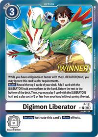 Digimon Liberator - P-151 (Store Tournament 2024 Jul. - Sep. Winner Pack) #P-151 P