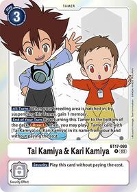 Tai Kamiya & Kari Kamiya #BT17-093 R