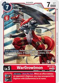 WarGrowlmon #BT17-013 C