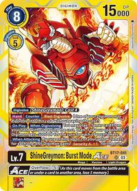 ShineGreymon: Burst Mode ACE #BT17-041 SR
