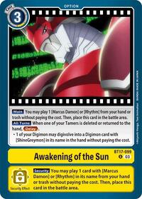 Awakening of the Sun #BT17-099 U