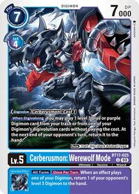 Cerberusmon: Werewolf Mode #BT17-025 U