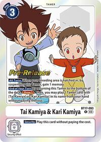 Tai Kamiya & Kari Kamiya #BT17-093 R