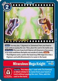 Miraculous Mega Knight #BT17-095 U