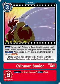 Crimson Savior #BT17-096 U