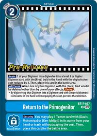Return to the Primogenitor #BT17-097 U