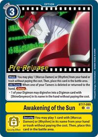 Awakening of the Sun #BT17-099 U