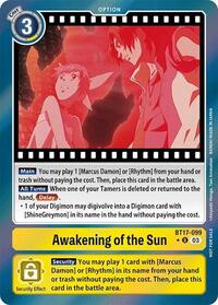 Awakening of the Sun (Secret Crisis: Movie Memorial Pack) #BT17-099 U