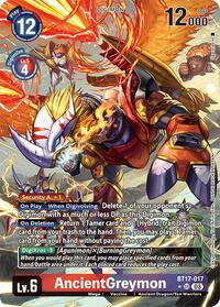 AncientGreymon (Alternate Art) #BT17-017 SR