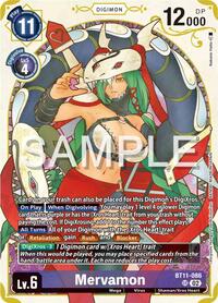 Mervamon (Premium Heroines Set) #BT11-086 SR