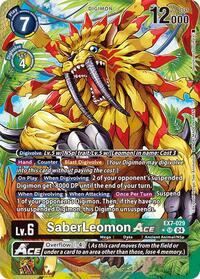 SaberLeomon ACE (Alternate Art) #EX7-029 SR