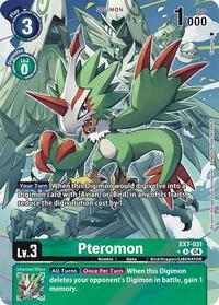 Pteromon (Alternate Art) #EX7-031 R