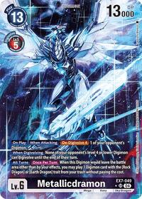 Metallicdramon (Alternate Art) #EX7-049 SR