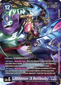 Lilithmon (X Antibody) (Alternate Art) #EX7-061 SR