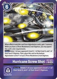 Hurricane Screw Shot (Foil) #EX7-071 U