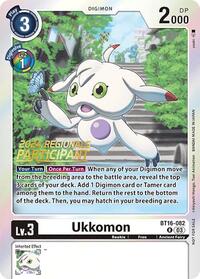 Ukkomon (2024 Regionals Participant) #BT16-082 R