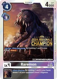 Raremon - P-101 (2024 Regionals Champion) #P-101 P