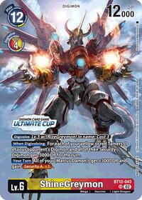 ShineGreymon (Ultimate Cup 2024) #BT12-043 SR