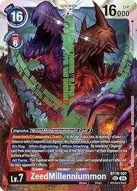 ZeedMillenniummon #BT19-101 SEC
