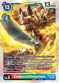 EmperorGreymon #BT18-018 SR